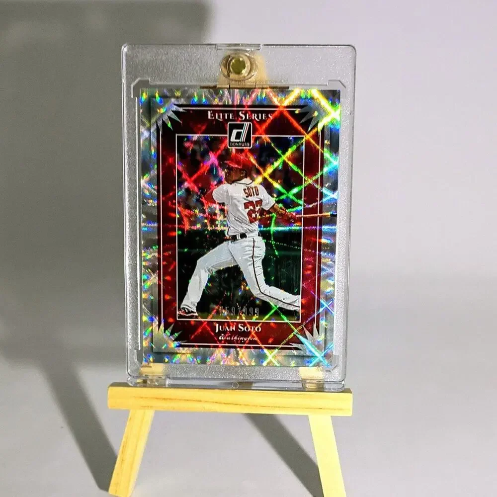 Juan Soto #ES5 2019 Panini Donruss Prizm Vector Refractor SP 759/999 - Picture 2 of 11